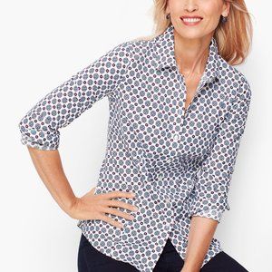 Talbots Perfect Shirt, Geo Print
